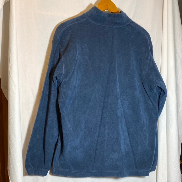 Columbia Men's Navy Zip-Up Fleece Pullover - size-L  NWOT - Picture 4 of 5